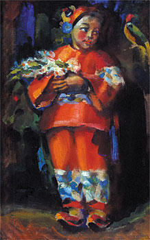Child with Flowers