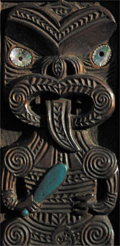 Maori Figure with Mere