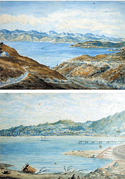Wellington Harbour Scenes - A Pair