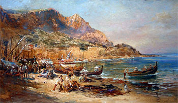 Italian Coastal Scene