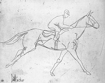 Jockey on Horse, Artists Proof