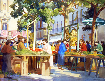 The Morning Market of Velafranca del Panades
