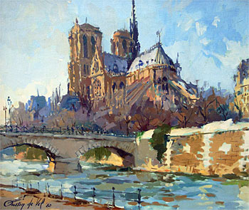 Evening Light, Notre Dame, Paris