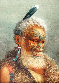 Te Huriwa - A Tohunga of the Tuwharetoa Tribe