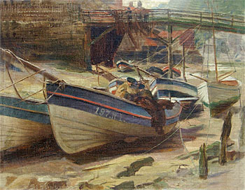 Mending the Nets, Staithes
