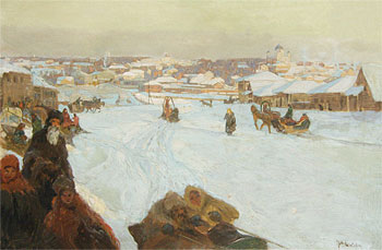 Winter Landscape with Troika