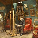 The Artist in his Studio