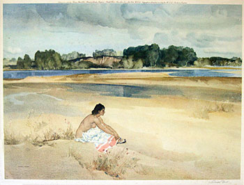 Anne Marie on the Loire - 1954