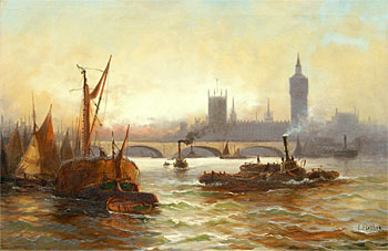 Westminster Bridge & Houses of Parliament