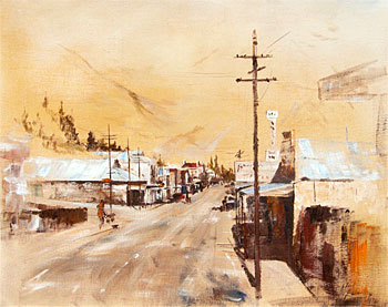 Mainstreet of Cromwell, Central Otago, New Zealand