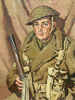 Portrait of Sgt Raymond Vincent Foster