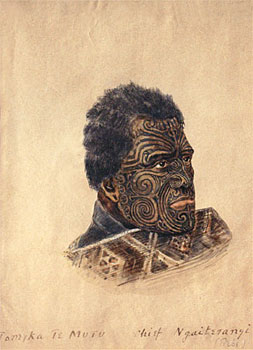 Tomika Te Mutu - Chief of Ngaiterangi Tribe