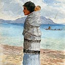 Maori Woman & Child, Lakeside