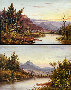 Valley of Waihou, Te Aroha & Waikato River - A Pair