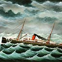 S.S Monowai in a Gale