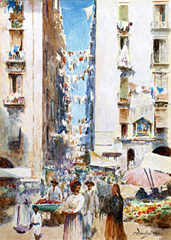 Neapolitan Street Scene