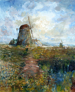 Windmills in the Spring 