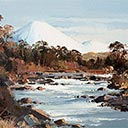Mt Ngauruhoe & Whakapapanui River