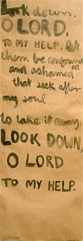 Scroll: Look Down, O Lord . . . (Psalm 39)