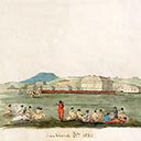 Auckland Barracks, 1850
