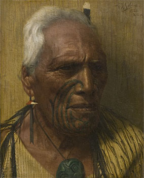 The Aristocrat Te Kamaka, Ngati Maniapoto Tribe, Aged 90 Years