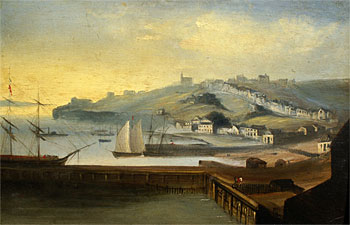 Auckland from Smales Point, Circa 1860