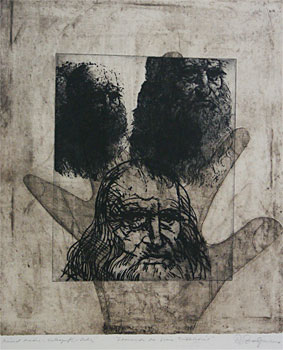 Leonardo da Vinci Triple Portrait