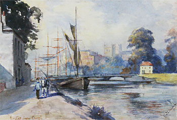 Exeter from Canal