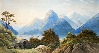The Lion and The Palisades, Milford Sound, Fiordland 