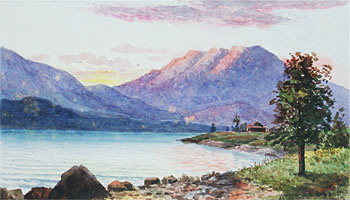 Sunset, Lake Te Anau