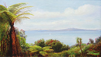 Rangitoto Channel from Campbells Bay