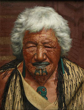 A Centenarian, Kapi Kapi, An Arawa Chieftainess, aged 102 years