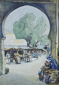 Market Scene, Tunisia