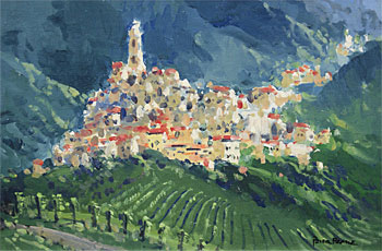 Hilltop Village Above Vernazzo