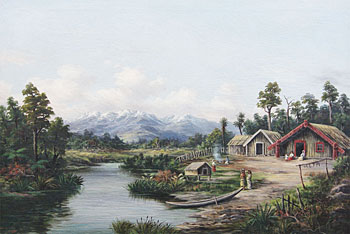 Maori Pa, Waikato