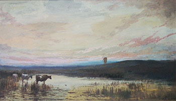 Sunset with Cattle