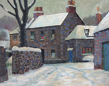 Scottish Village in Winter