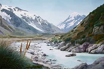 Mt Cook from Hooker Valley