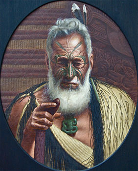 Tikitere Mihi -  A Chieftain of the Ngatiuenuku