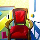Red Chair, also known as Homage to Clairmont