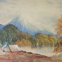 Campsite at Lake Mangamahoe, Mt Egmont