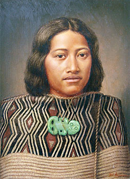 Portrait of a Maori Girl