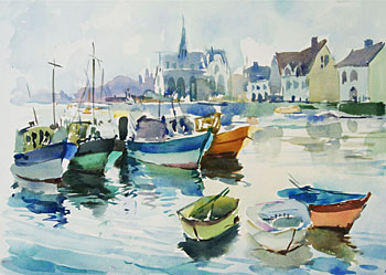 Fishing Boats, European Village