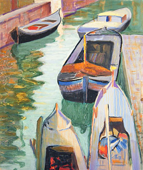 Canal Boats, Venice