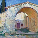 Entrance to a  Chapel, Provence - Chapel of Saint Sixte, Eygalieres