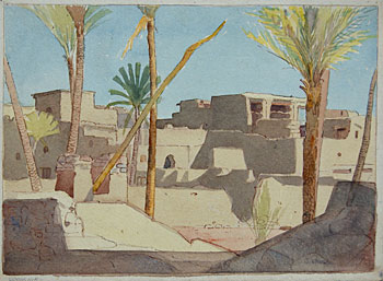 North African Village and Ruins