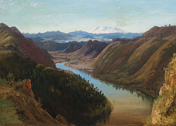 Wanganui River with Ruapehu Beyond