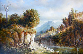 River and Bush Landscape