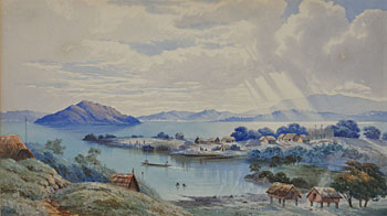 Ohinemutu Village, 1873