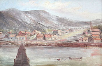 Browns Wharf and Royal Hotel, Wellington